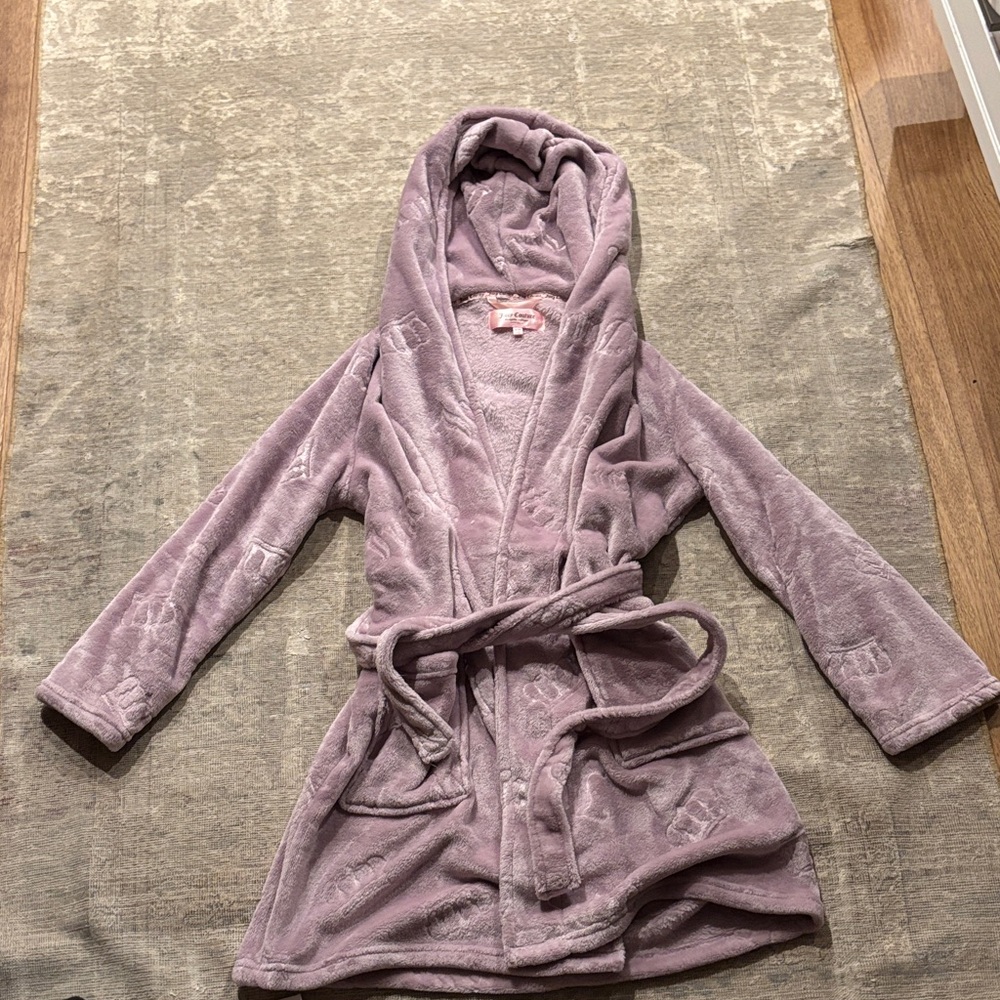 Juicy Couture Plush Lavender Robe